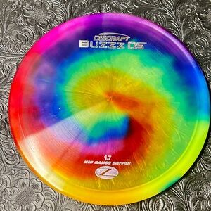 NewDisCraft Big Z Buzzz OS Multicolor  Tie-Dye Disc Golf Disc (Old Run 2017-19)